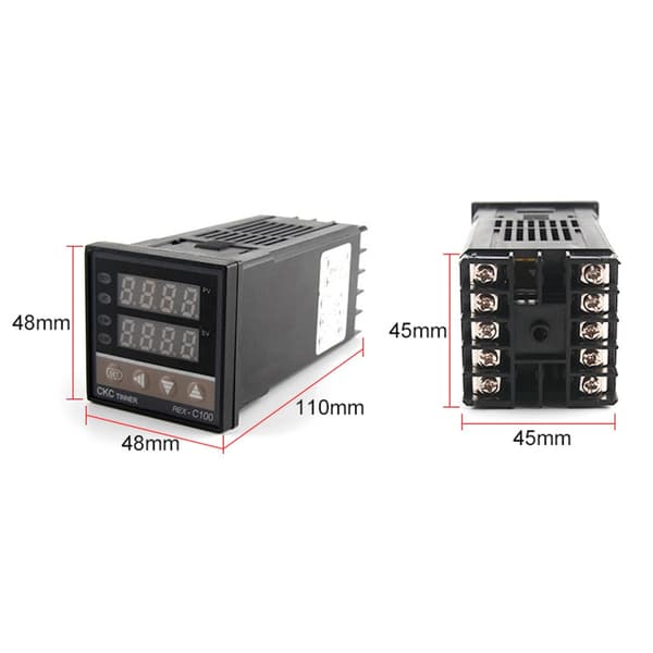 PID temperaturkontroller universell relé-SSR utgang termoelementinngang oppvarming null - K type input solid s