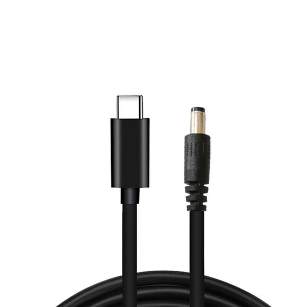 USB C/Type-C PD til 12V 5.5x2.5mm strømkabelomformerledning for LED-lys bærbar PC Type-C PD Triggerledning