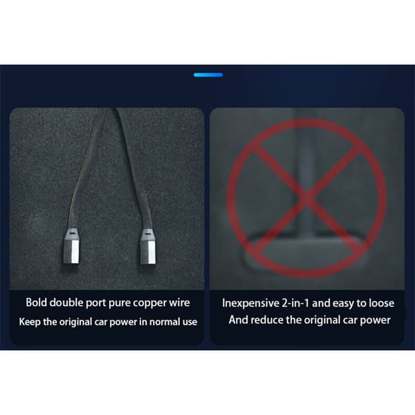 USB Hub Dockingstation til Midterkonsol Splitter Smart Sensor Hurtigopladningsadapter Tilbehør Egnet til Y
