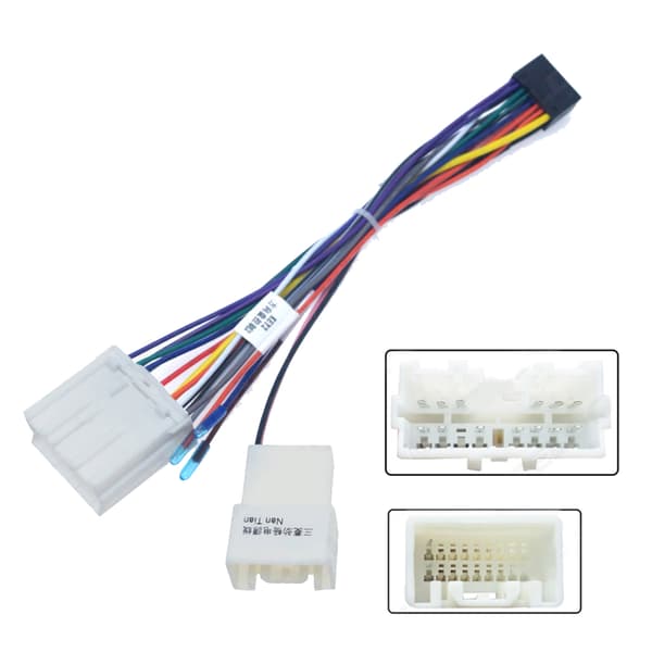Bilradioledningsnett 16-pinners pluggkabel