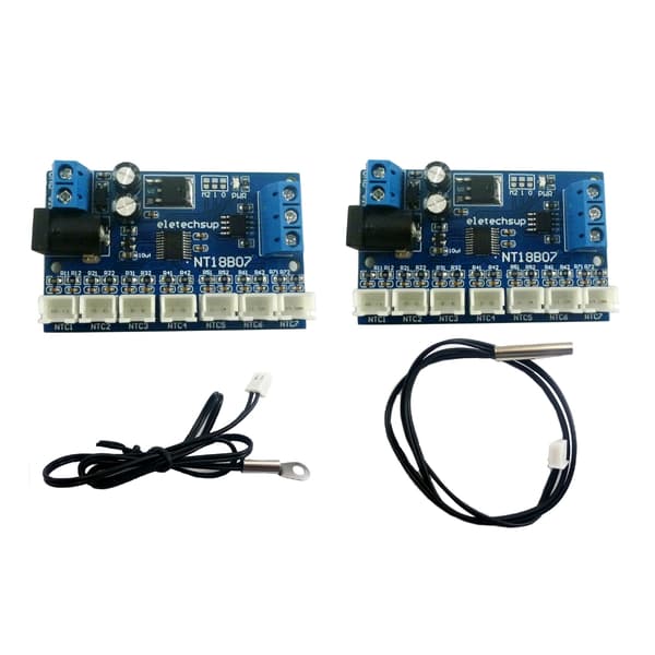 7-kanals RS485 NTC-målesensor med Modbus RTU-støtte - Temperaturområde: -20℃ til +125℃ null - With sensor B