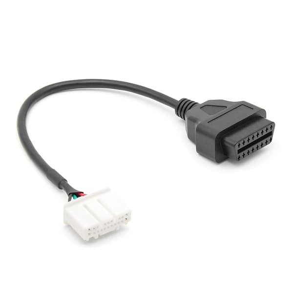 16-benet til 20-benet OBD2-stik til Model S forlængeradapterkabel USB-interface