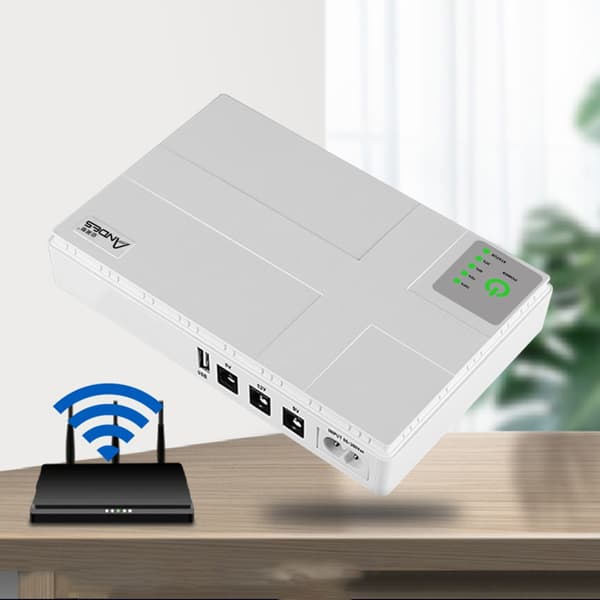 10400mAh Mini UPS Batteribackup för WIFI-router LED-ljuslist Säkerhetskamera EU