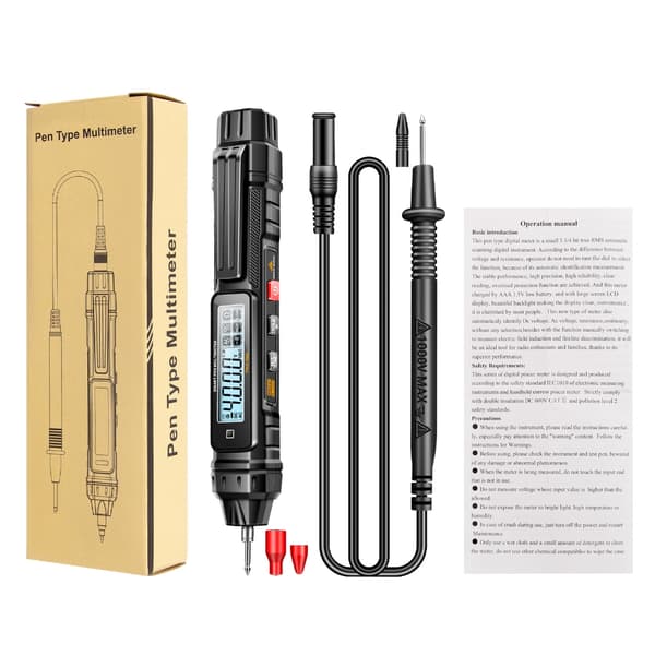 Penn-typ digital multimeter elektrisk testare med NCV-voltmeter ohmmeter A3005