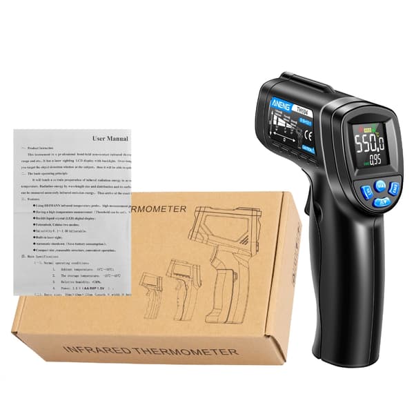 Laser Infraröd Termometer Temperaturmätare Grillning Pizza Ugn Matlagning