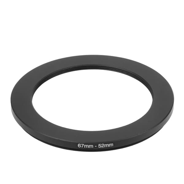67 mm til 52 mm metal step-down ringe linseadapter filter kameraværktøj tilbehør nyt