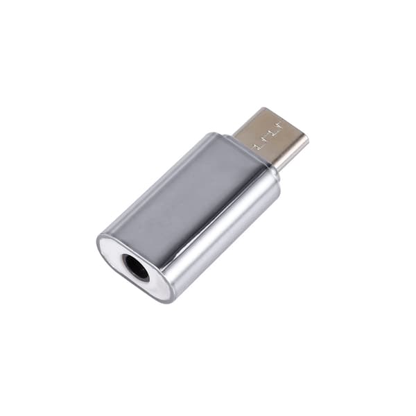 Bærbar USB C Type C hann til 3,5 mm hunn hodetelefonadapter for alle USB Type C mobiltelefoner