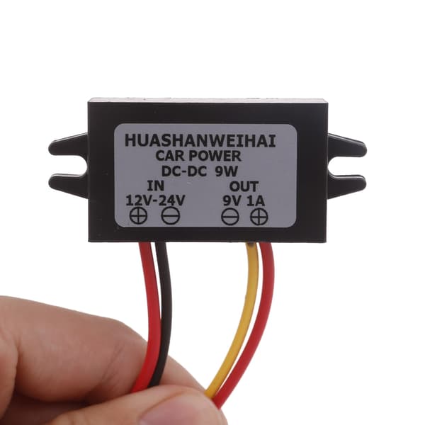 Direkte spenningsomformer 12V-24V til 5V/9V 1A DC til DC-adapter Strømforsyning Spenningsomformer Buck Step-down-modul 9V
