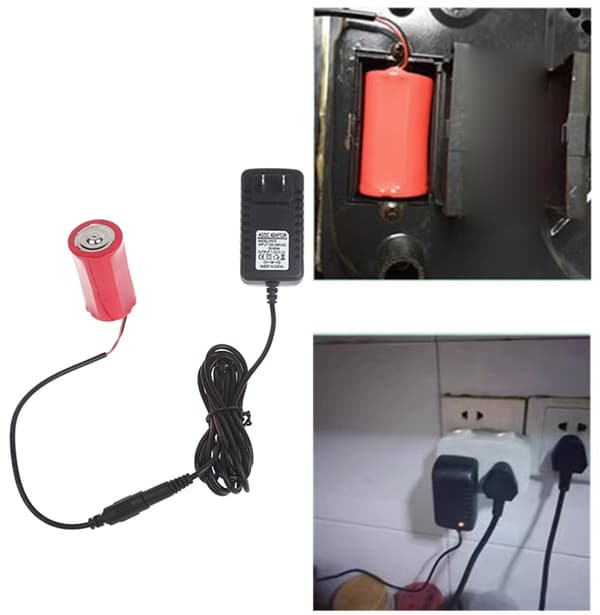 1.5V LR20 D batteristrømkabel erstatter 1 stk. 1.5V D batteri til LED-lyslegetøj