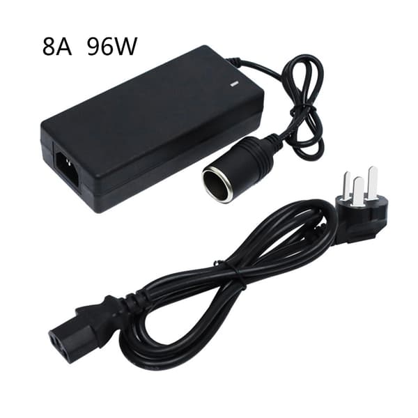 Omformer 6A 60W / 8A 96W Bil Sigarettenneruttak 220V til 12V Strømadapter Spenningsomformer Strømadapter null - B
