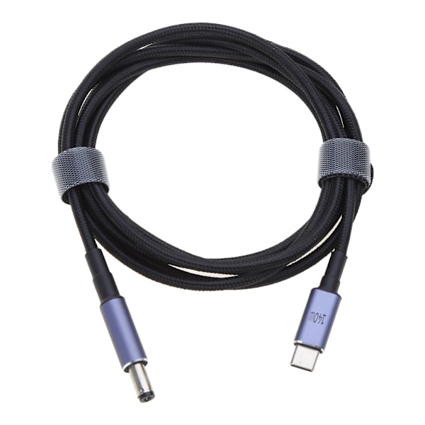 140W PD USB Type C Han Input til DC5.5x2.1mm 5.5x2.5mm Han Strøm Opladerkabel til Bærbar Computer Notebook Opladerkabel