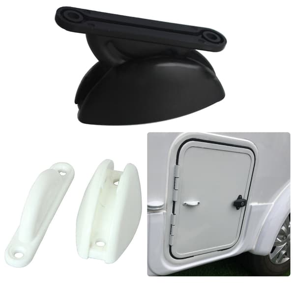 Autocamper RVs Nylon Dørstopper Clip Sort/Hvid Dørholder Black