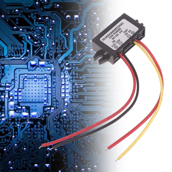 Trin-strømadaptere Praktisk konverter 12-24V til 3V til elektronisk gadget