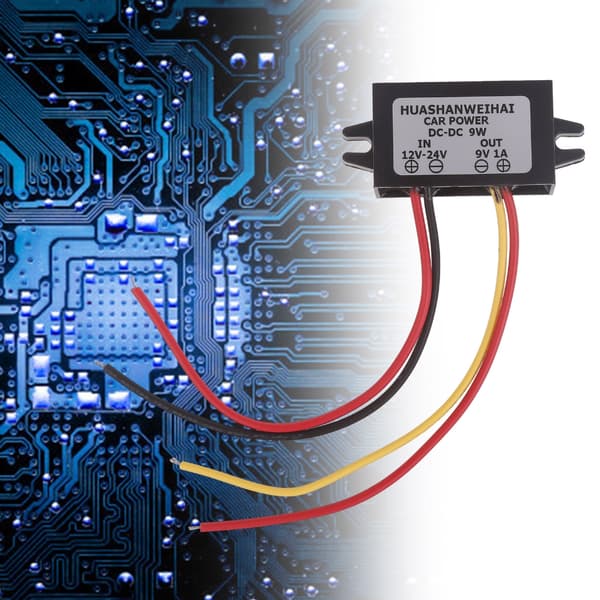 Direkte spændingsomformer 12V-24V til 5V/9V 1A DC til DC-adapter strømforsyning spændingsomformer Buck Step-down modul 9V