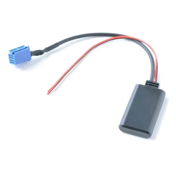 Universell 6-pins AUX-kabel Handsfree Bilradioadapter Omformerkabel Slitesterk null - Without microphone
