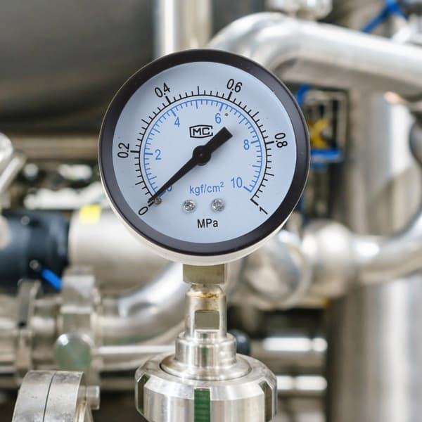 Luftkompressor Pneumatisk Hydraulisk Væsketrykkmåler 0-10bar / 0-1Mpa