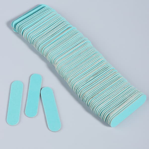 Professionelle dobbeltsidede neglefile Neglebufferfile Manicure Pedicure Værktøj White