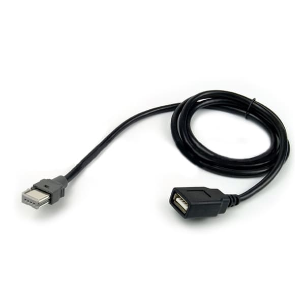 4-bens USB-kabeladapter til 307 408 C5 C Quatre B50 RD9 bilunderholdningssystem