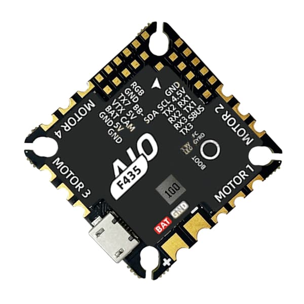 Bærbar Integrert F4 45A ESC Flight Controller Med 32 Bit Prosessor For Kryssingsmaskin Funksjonering