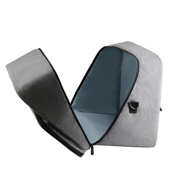 Bärväska, Universal Overlock Symaskinsväska med Axelrem Light Grey