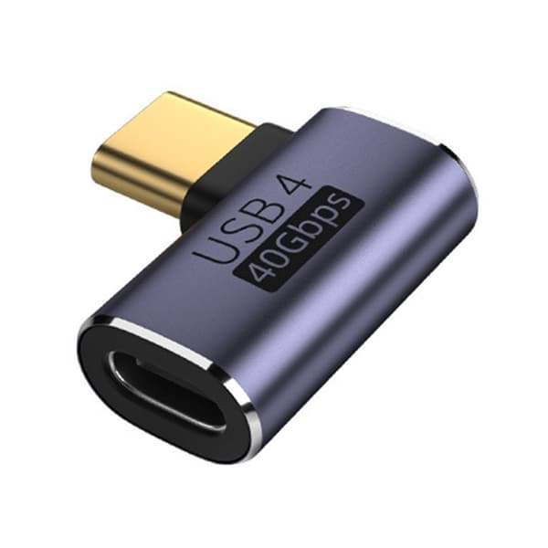 USB C forlængeradapter dataoverførsel til USB-C-enheder forgyldningsproces CM to CF inclined