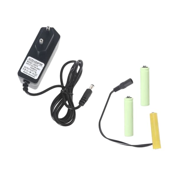 4.5V 3x1.5V AAA batterieliminatorer til LED elektronisk legetøjsstrømadapter EU