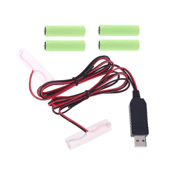 4.5V AA AAA Batteri USB Strømkabel Kan Erstatte 3 stk AA AAA 1.5V Batteri til Jule LED Lys Walkie Talkie