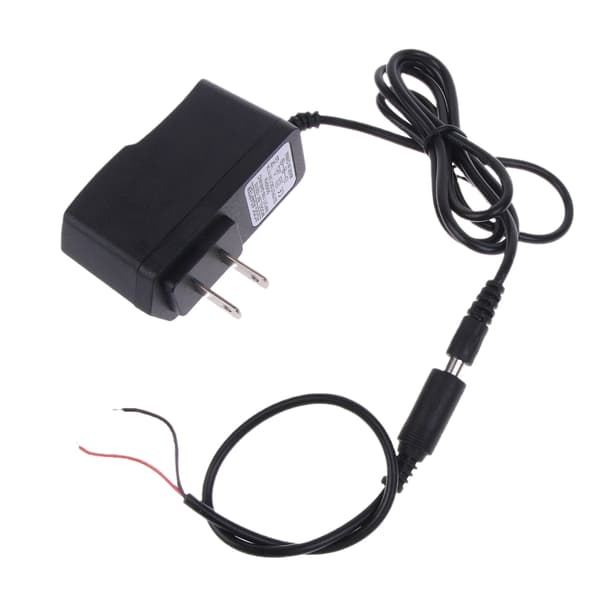 AC-DC 5.5x2.5mm 1.5V1A strømadapter for klokketermometer og flere enheter EU Plug