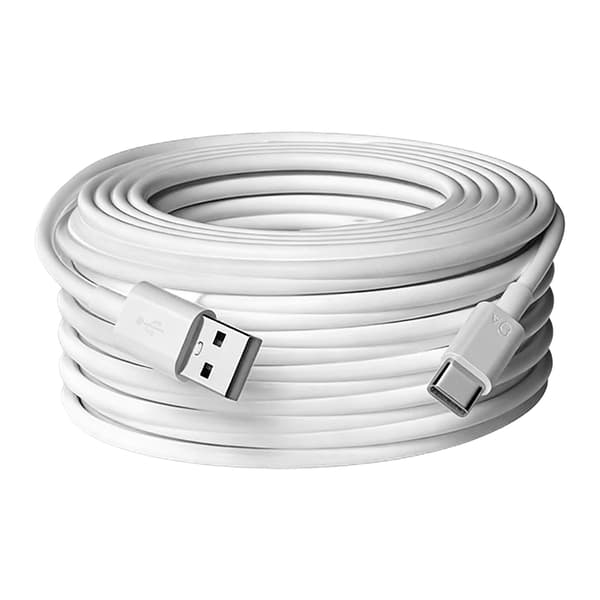 MicroUSB Typ C Flexibel Längd Strömladdningsförlängningskabel för Övervakningsutrustning och Elektroniska Enheter