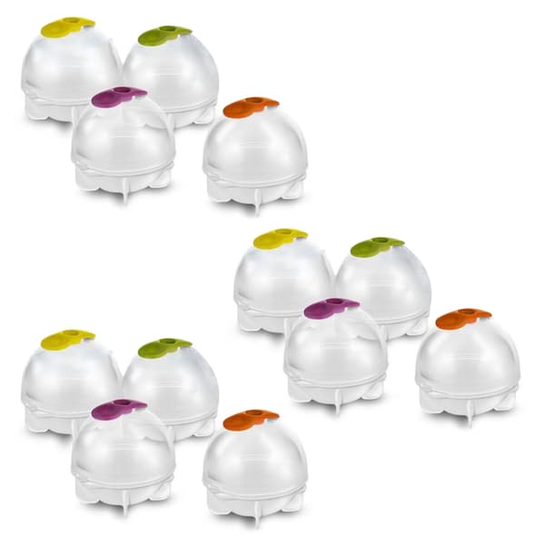 12/16-pack isbitsformar runda isbitsmaskiner isbitsbricka isbitsformar små isbrickor för cocktails whisky null - 12PCS Large