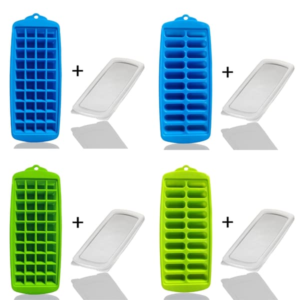 Isbitsform med lock, isboxset, isbitsformsset, isbitsformar i plast, TPR-barverktyg för kök, gör-det-själv-ishantverk null - 4