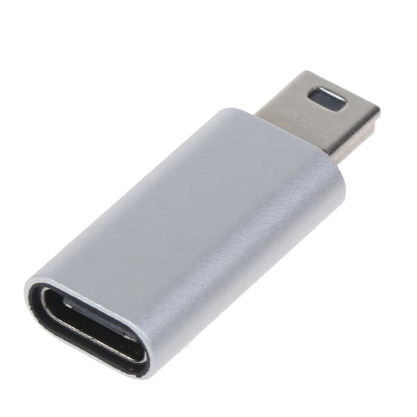 USB C till Mini USB 2.0 Adapter Typ C Hona till Mini USB 2.0 Hane Konverterare