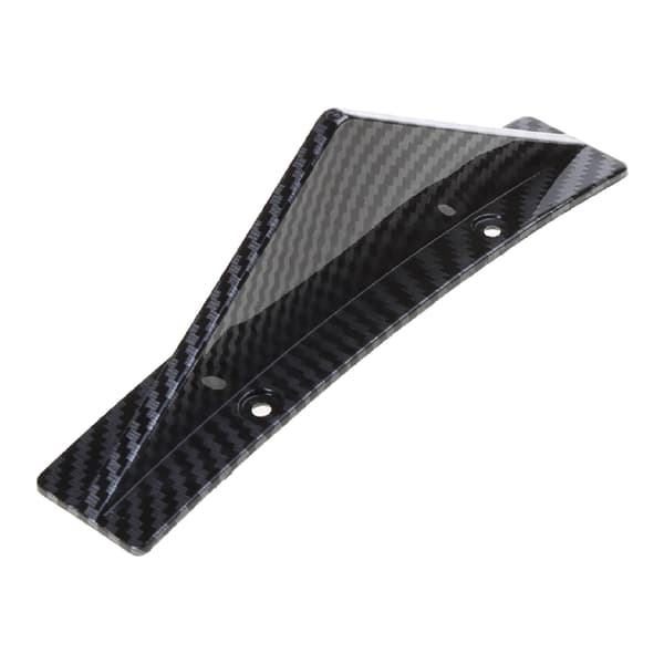 Bagkofangerbeskytter, Diffuser Splitter Bagkofangerlæbe, Ridsefast Spoiler Diffuser Splitter Black - One