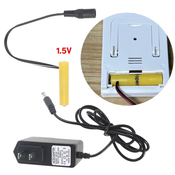 ACPower Converter DCBuck Boost Batterieliminator Kabel Erstatt AAA-batteri US