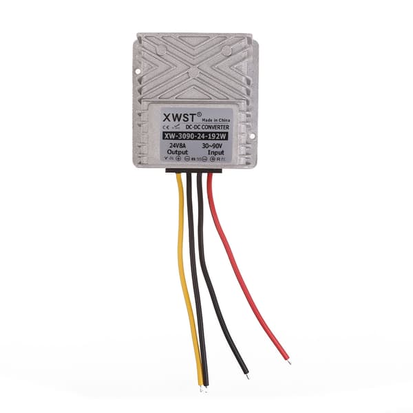 Strømforsyningsløsning Step Down Buck-modul 30V-90V til 24V strømomformer IP67 vanntett for LED-strips 20A