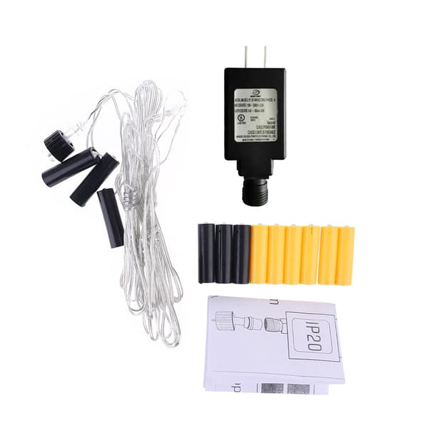 AA AAA Batterieliminator US/UK Strömkabel Ersätter 2 3st AA AAA Batteri