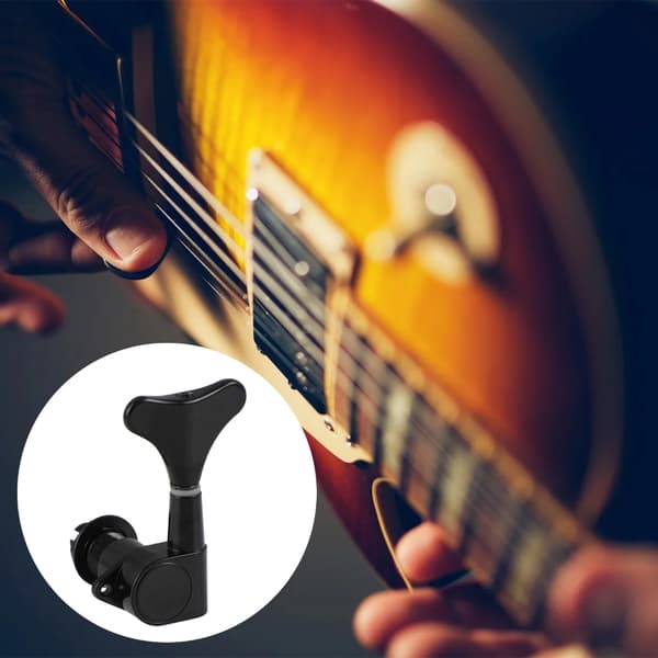 Basstämskruv Elbas Öppna Stämskruvar för 4-strängad Elbas Silver left