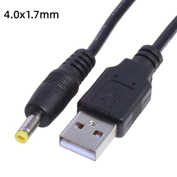 USB hann til 2,5 mm 3,0 mm 3,5 mm 5,5 mm DC-fat strømkabel, DC5V strøm 5.5x2.5mm