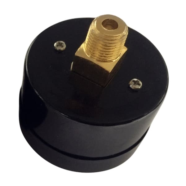 Horisontell monterad tryckmätare Vattenlufttryckmätare 0-180PSI 0-12Bar 4.2cm
