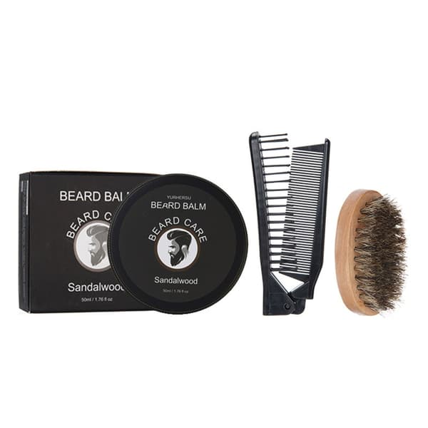 2/3/9 delar Essential Beard Care Set Unik Grooming Presentförpackning för män make