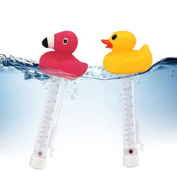 Pooltermometer Tecknad Djur för Nyfödda Digital Display Badkar Pool Flytande Termometer Tecknad Design null - Yellow duck