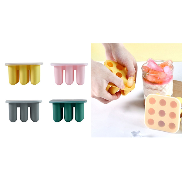 9-cellers isform ispindeform ispindemaskiner køkkenredskab ispindeforme DIY tilbehør silikonemateriale Pink