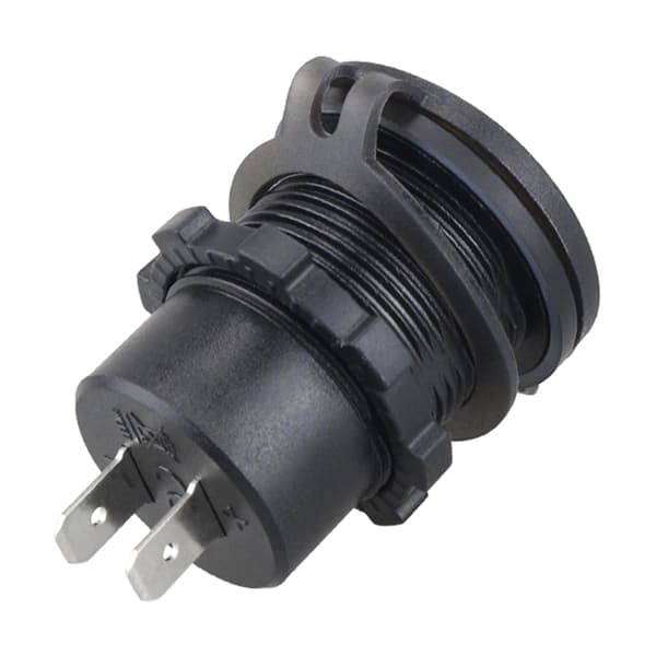 Rask lading USB billader PD QC3.0 strømadapter for mobiltelefon GPS-vifte Blue Light