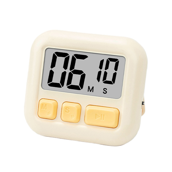 Multifunksjonell digital timer for baking, trening, studier, ABS, bærbar, magnetisk kjøkkentimer med magnetisk stativ