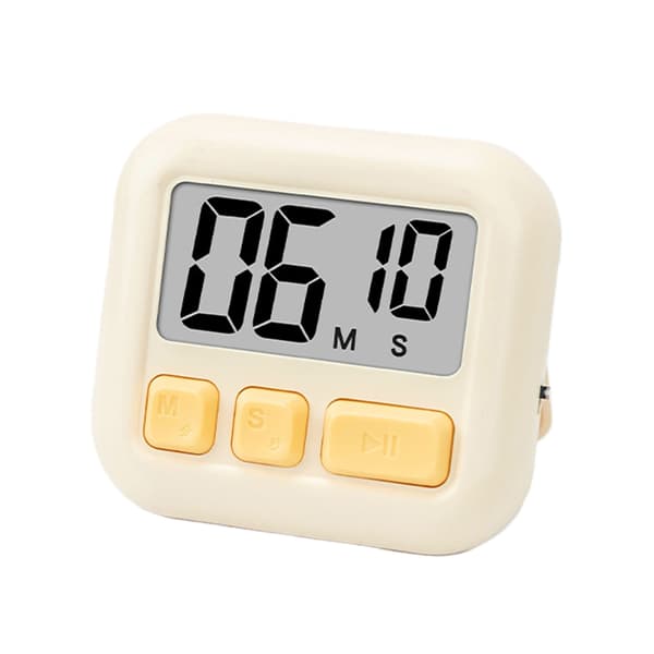 Multifunktionell Digital Timer För Bakning Träning Studier ABS Portabel Magnetisk Kökstimer Magnetisk Baksida Ställ