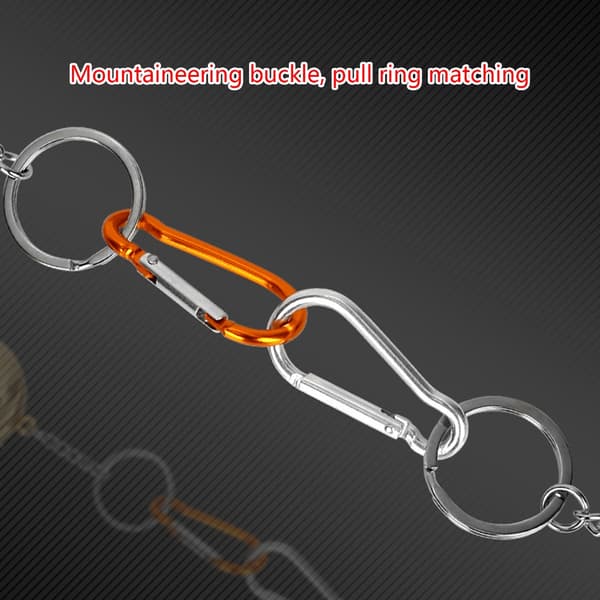 Bärbart Nyckelrings Måttband Litet Måttband Infällbart Måttband Gold