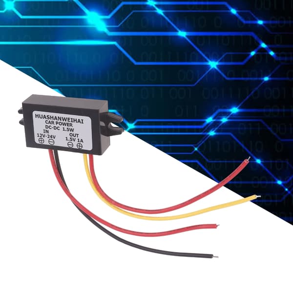 Stabil Step-down Regulator til ure, termometre og andre elektroniske enheder