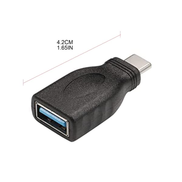 USB C uros-USB naaras-adapteri, tyypin A laturimuunnin