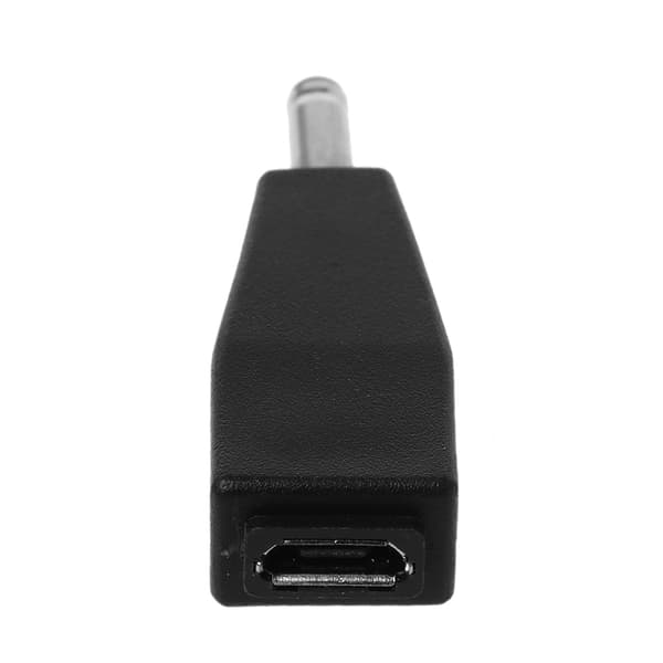 Letvægts Micro USB til DC 3.5x1.35mm stikkonverter til gamingenhed