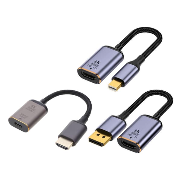 Han til USBC hun-adapter Type C til konverter til DP/mini DP-adapter HDMI female to DP ma